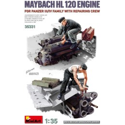 MOTOR MAYBACH HL 120 & MECANICOS -Escala 1/35- MiniArt 35331