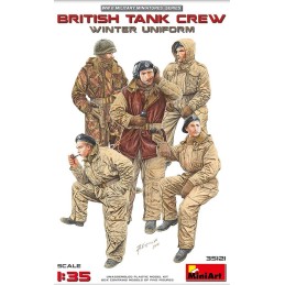 TRIPULACION BRITANICA VEHICULOS BRITANICOS INVIERNO -Escala 1/35- MiniArt 35121