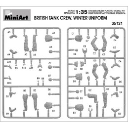 TRIPULACION BRITANICA VEHICULOS BRITANICOS INVIERNO -Escala 1/35- MiniArt 35121