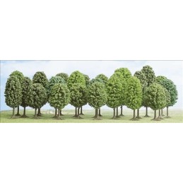 SET ARBOLES HOJA CADUCA (20 unidades) -Escala 1/87 - h0- Bush 6487B