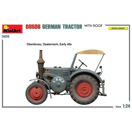 TRACTOR D8506 & Techo -Escala 1/24- MiniArt 24010