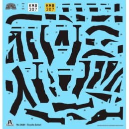 TOYOTA LAND CRUISER "SAFARI" -Escala 1/24- Italeri 3681