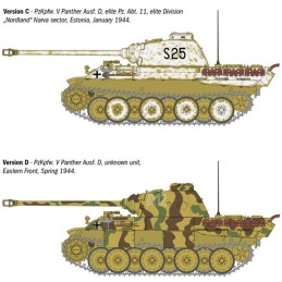 CARRO DE COMBATE Sd.Kfz. 171 Panther Ausf. D -Escala 1/35- Italeri 90290