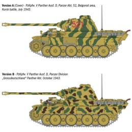CARRO DE COMBATE Sd.Kfz. 171 Panther Ausf. D -Escala 1/35- Italeri 90290