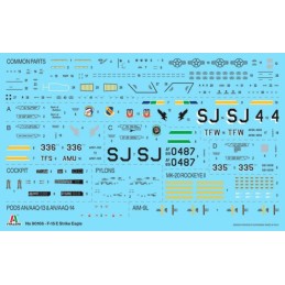 MCDONNEL DOUGLAS F-15 E STRIKE EAGLE -Escala 1/72- Italeri 90166