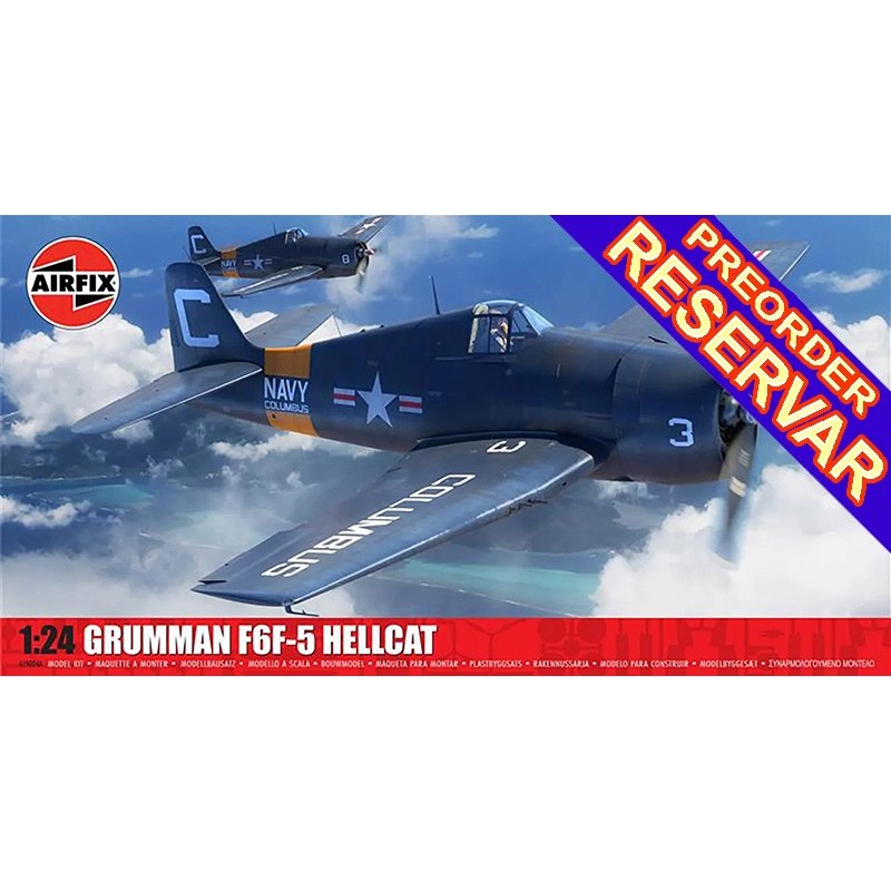 Grumman F6F-5 Hellcat -Escala 1/24- AIRFIX A19004A