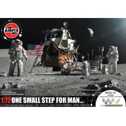 APOLLO XI: "One Small Step For Man" (Pintura y Pegamento) -Escala 1/72-Airfix A50106