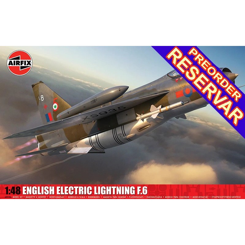 English Electric Lightning F.6 -Escala 1/48- Airfix A09178A