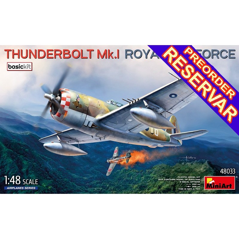 REPUBLIC Thunderbolt Mk-I Royal Air Force -Escala 1/48- MiniArt 48033