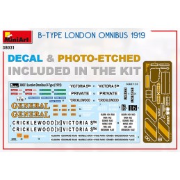 OMNIBUS Type B LONDRES -Escala 1/35- MiniArt3831