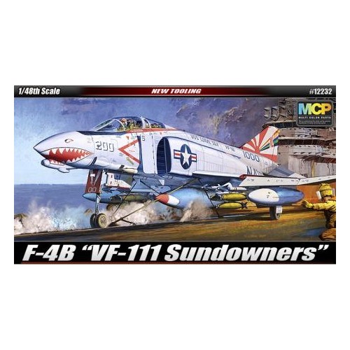 McDONNELL DOUGLAS F-4 B PHANTOM II "VF-111 Sundowners" -Escala 1/48- Academy 12232