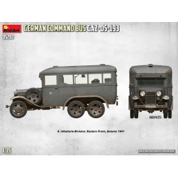 AUTOBUS GAZ-05-193 MANDO (ALEMANIA) -Escala 1/35- MiniArt 35202