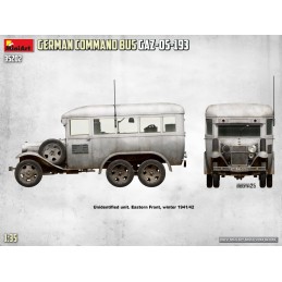 AUTOBUS GAZ-05-193 MANDO (ALEMANIA) -Escala 1/35- MiniArt 35202