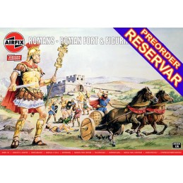 ROMA: FUERTE ROMANO & SOLDADOS ROMANOS -Escala 1/76- Airfix A06705V