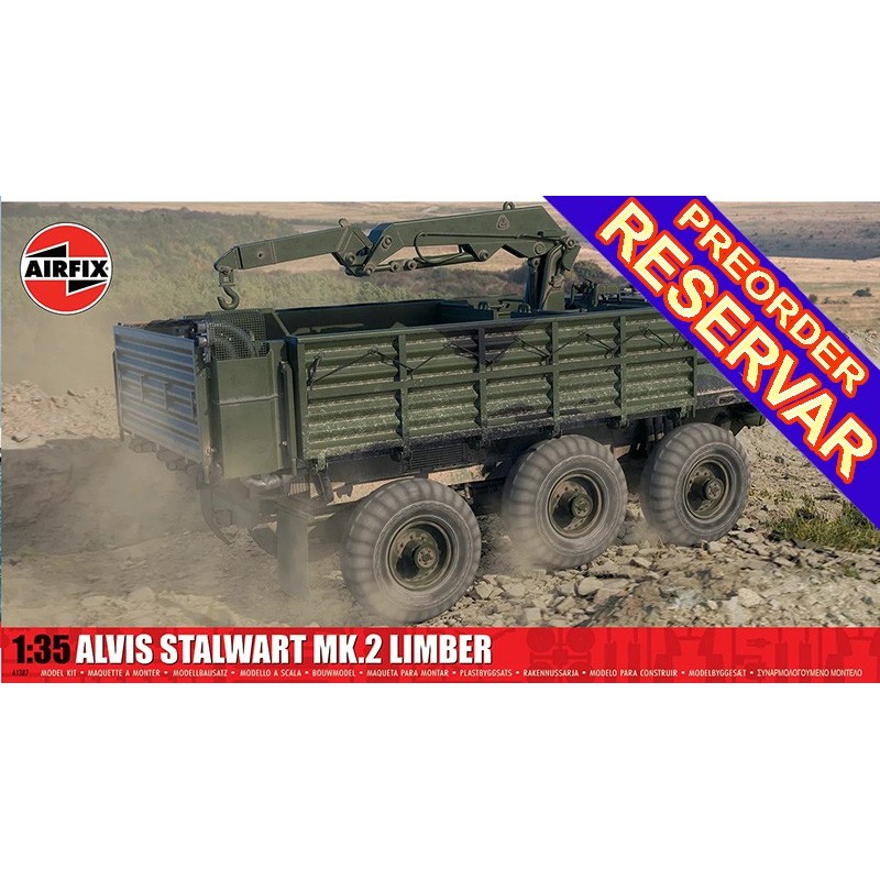 CAMION Alvis Stalwart Mk.2 Limber -Escala 1/35- Airfix A1387