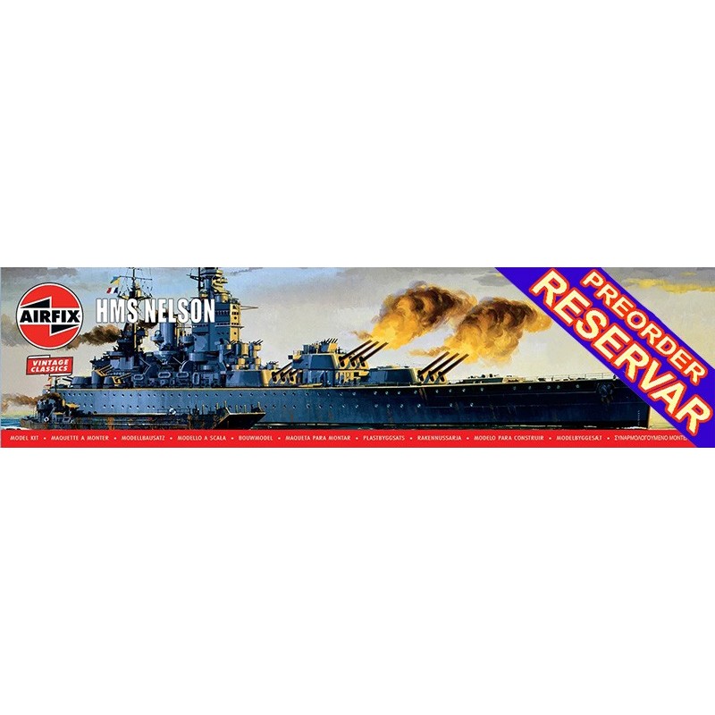 ACORAZADO H.M.S. Nelson -Escala 1/600- Airfix A04203V