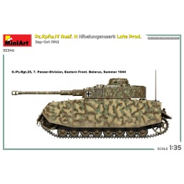 CARRO DE COMBATE Sd.Kfz. 161 Ausf. H PANZER IV Nibelungenwerk 43  -Escala 1/35- MiniArt Models 35346