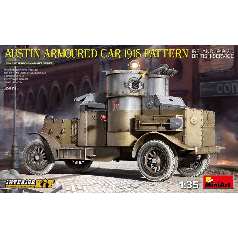 VEHICULO BLINDADO AUSTIN 1918 Pattern -Escala 1/35- MiniArt 39016