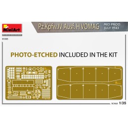CARRO DE COMBATE Sd.Kfz. 161 Ausf. H PANZER IV VOMAG -Mid, Julio 1943 -Escala 1/35- MiniArt Models 35305