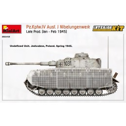 CARRO DE COMBATE Sd.Kfz. 161 Ausf. J PANZER IV Late (Enero - Febrero 1945) -Escala 1/35- MiniArt Models 35342