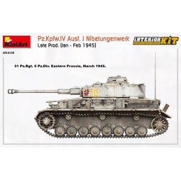 CARRO DE COMBATE Sd.Kfz. 161 Ausf. J PANZER IV Late (Enero - Febrero 1945) -Escala 1/35- MiniArt Models 35342