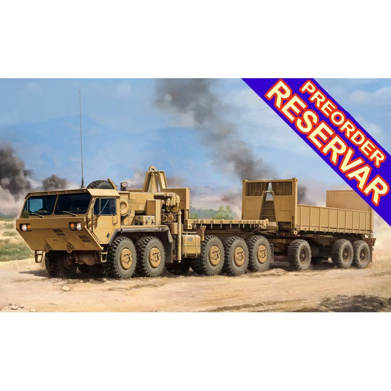 TRACTRO M-1074 HEMTT PLS & TRAILER M-1076 -Escala 1/35- I Love Kit 63564