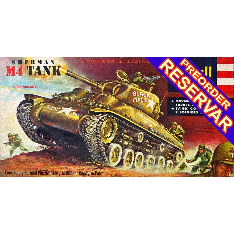 CARRO DE COMBATE M-4 Sherman (75 AÑOS MODELISMO) -Escala 1/40- Revell 03369