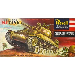 CARRO DE COMBATE M-4 Sherman (75 AÑOS MODELISMO) -Escala 1/40- Revell 03369