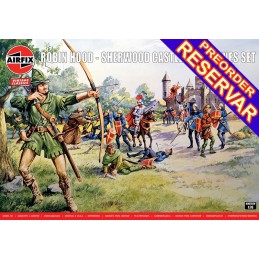 CASTILLO DE SHERWOOD & Robin Hood -Escala 1/76- Airfix A06702V
