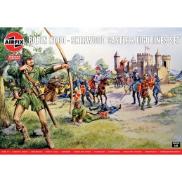 CASTILLO DE SHERWOOD & Robin Hood -Escala 1/76- Airfix A06702V