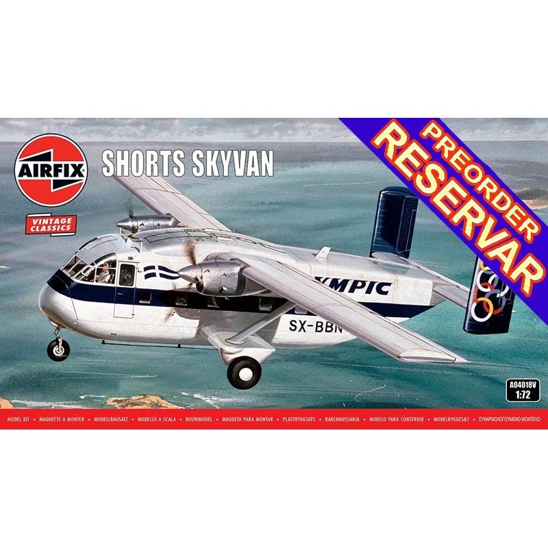 SHORTS SKYVAN Vintage Classic -Escala 1/72- Airfix A04018V