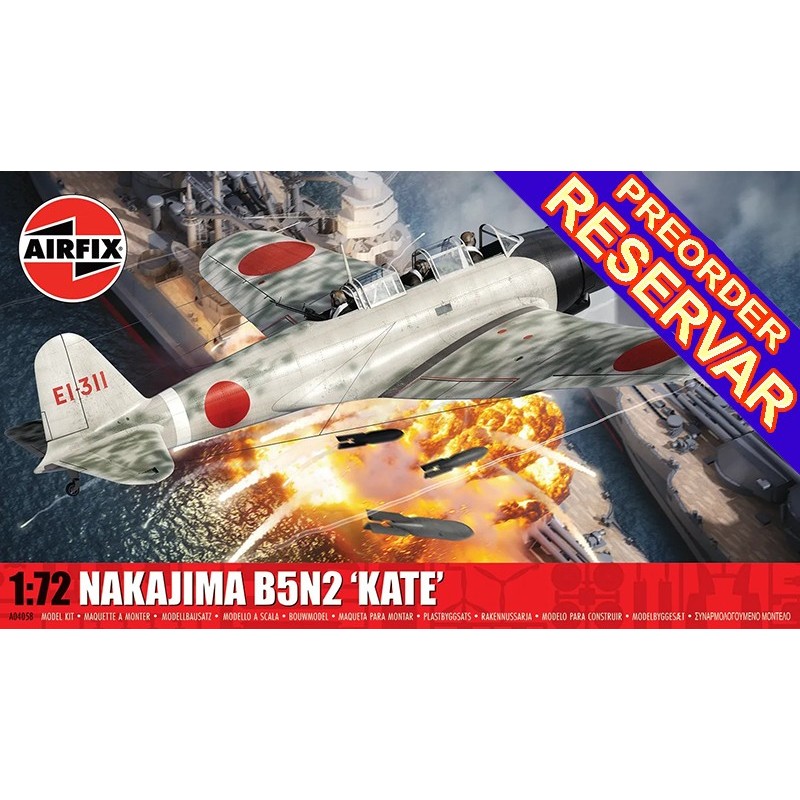 Nakajima B5N2 Kate -Escala 1/72- Airfix A04058