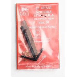 ANCLA ESPAÑOLA 50 MM (1ud.) AMATI 401550