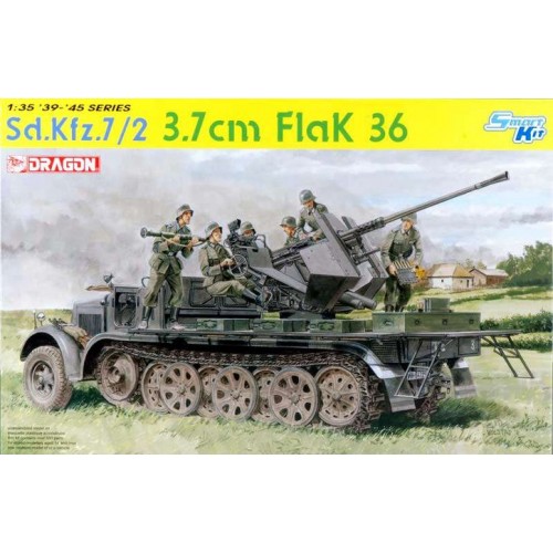 SEMIORUGA SD.KFZ. 7/2 Y CAÑON FLAK-36 (37 mm)
