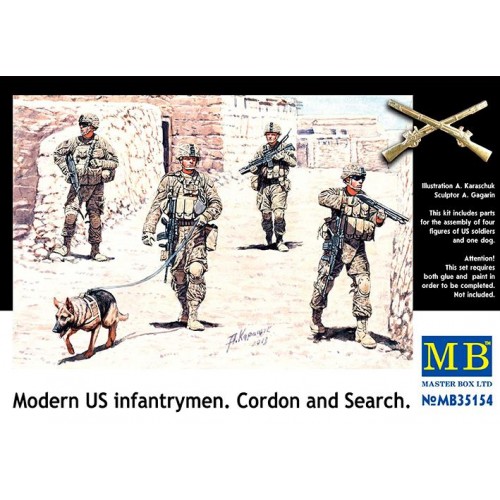 Modern Wars: INFANTERIA U.S. ARMY, AFGANISTAN -1/35- Master Box 35154
