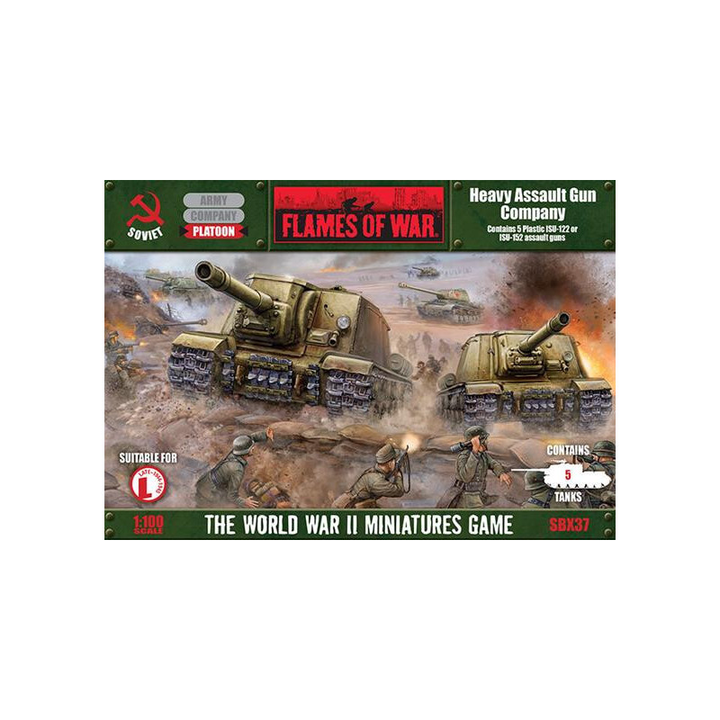 COMPAÑINA DE CAÑONES DE ASALTO (5 unidades) Flames of War SBX37 COMPAÑINA DE CAÑONES DE ASALTO (5 unidades) Flames of War SBX37