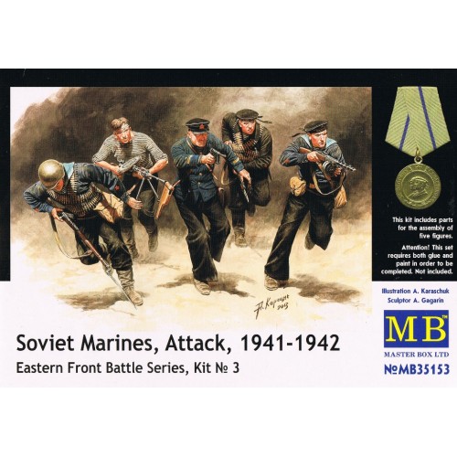 MARINES SOVIETICOS 1941 - 1942 -Escala 1/35- Master Box 35153