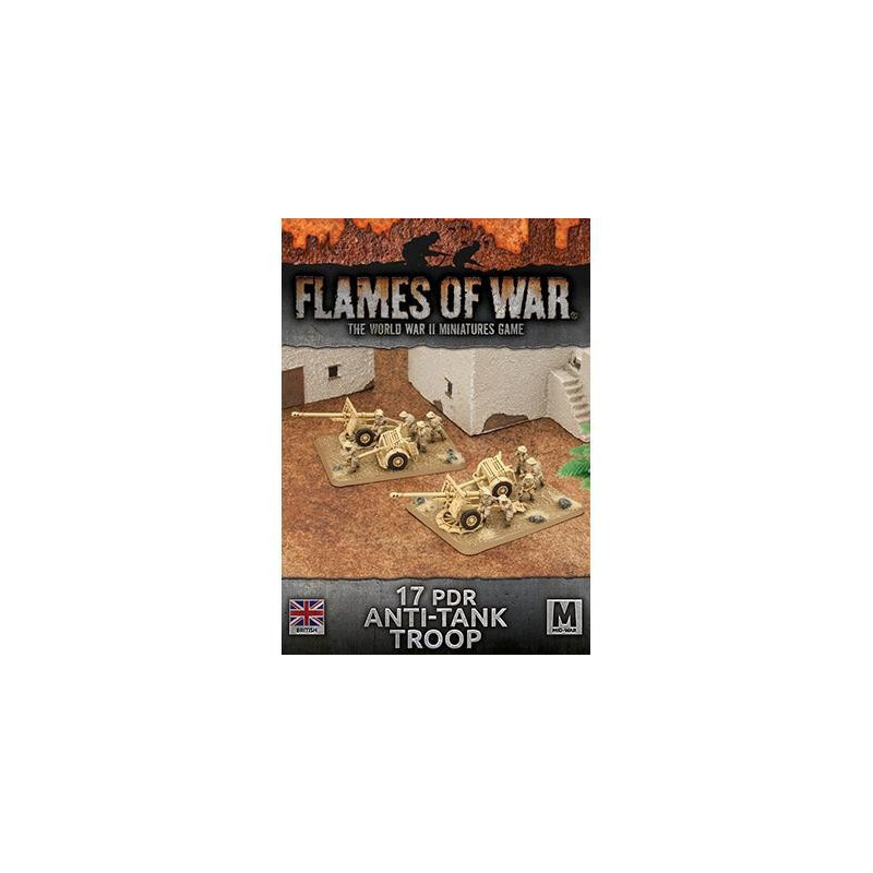 BATERIA CAÑON 17 LIBRAS (2 unidades) - Flames of War BBX41 BATERIA CAÑON 17 LIBRAS (2 unidades) - Flames of War BBX41
