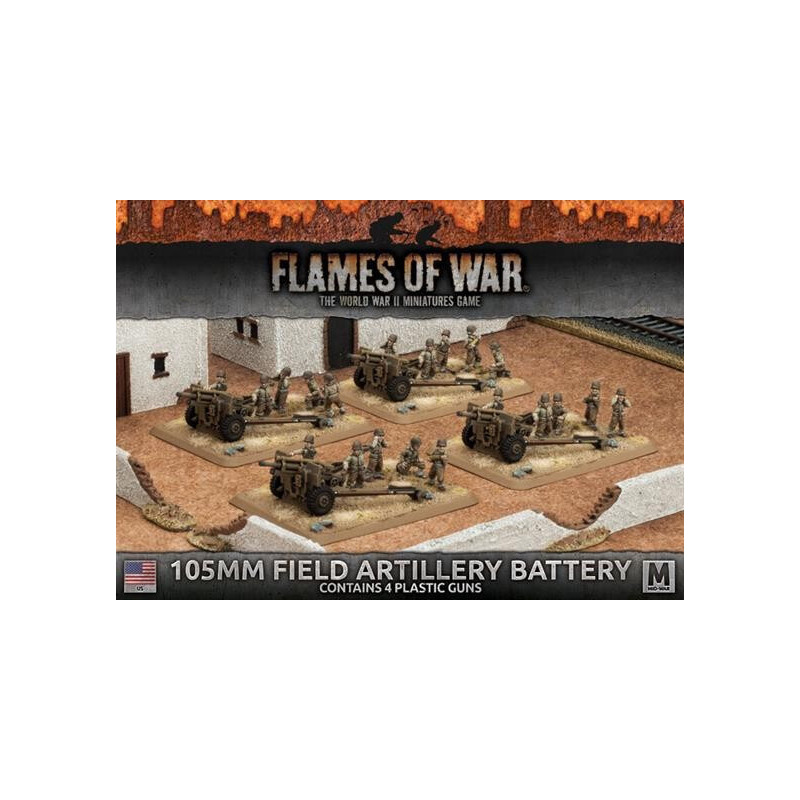 BATERIA CAÑONES 105MM FLAMES OF WAR UBX60 - ESCALA 1/100 BATERIA CAÑONES 105MM FLAMES OF WAR UBX60 - ESCALA 1/100