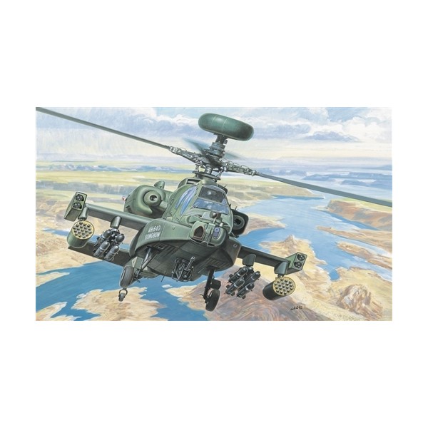 HUGHES AH-64 D LONGBOW APACHE ESCALA 1/72 - ITALERI 080