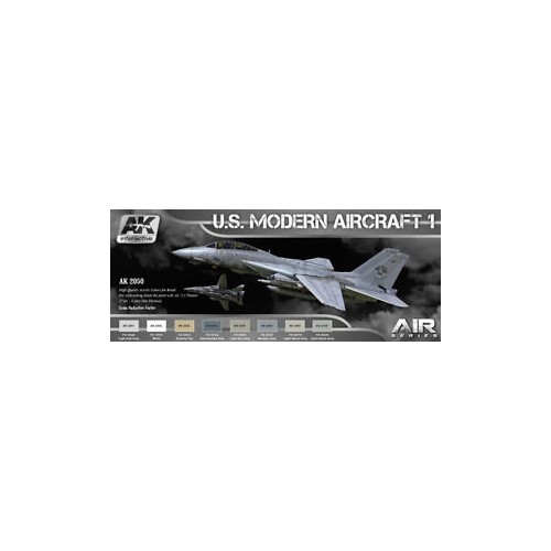 Set Colores: U.S. MODERN AIRCRAFT 1 - AK Interactive 2050