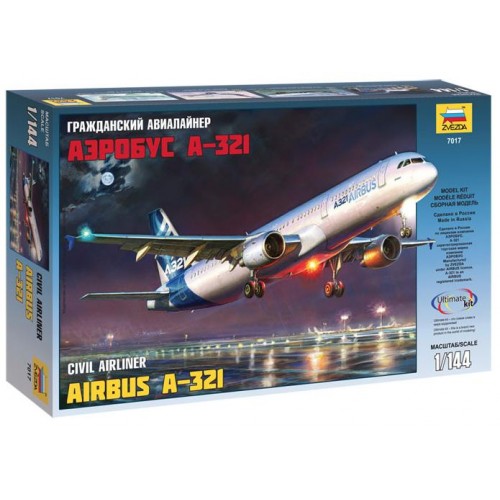 AIRBUS A321 - Zvezda 7017 - ESCALA 1/144