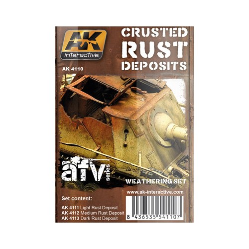 CRUSTED RUST DEPOSITS (3 botes)