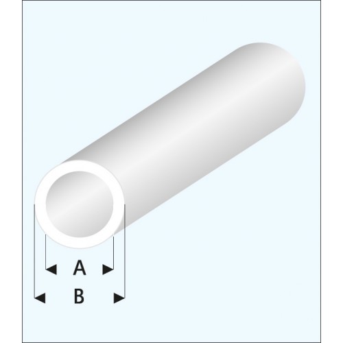 TUBO REDONDO TRASLUCIDO (2 x 3 mm ) L: 330 mm Unidad