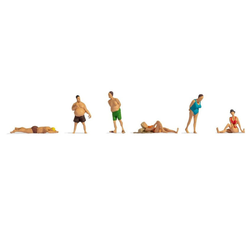 BAÑISTAS ESCALA HO - (6 FIGURAS) - NOCH 18300 BAÑISTAS ESCALA HO - (6 FIGURAS) - NOCH 18300
