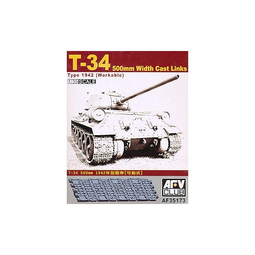 ORUGA T-34 (500 mm) TYPE 1.942 - escala 1/35 - AFV AF35173
