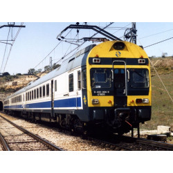 AUTOMOTOR RENFE 444 AZUL-BLANCO DIGITAL CON SONIDO - EP.V - ESCALA H0 - ELECTROTREN HE2022S