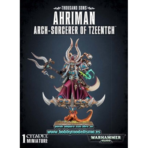 THOUSAND SONS AHRIMAN ARCH-SORCERER OF TZEENTCH - GAMES WORKSHOP 43-38