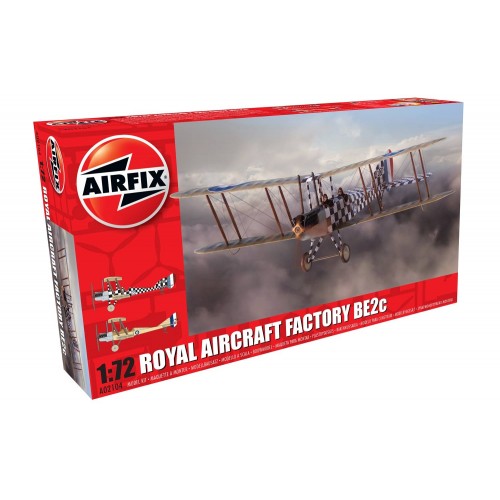 ROYAL AIRCRAFT FACTORY BE2c -1/72- Airfix A02104