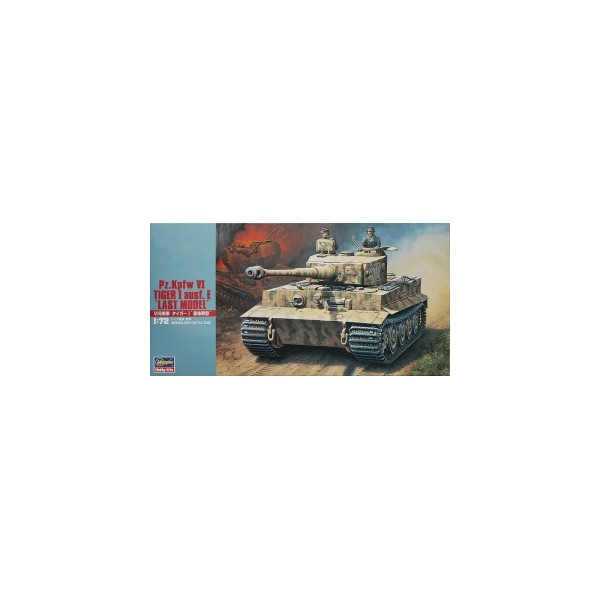 CARRO DE COMBATE TIGER I AUSF.E (Late) Panzer VI 1/72 - Hasegawa MT39